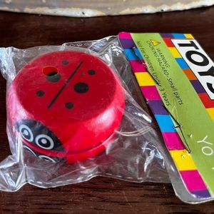 Collectible vintage wood Lady Bug Yo Yo